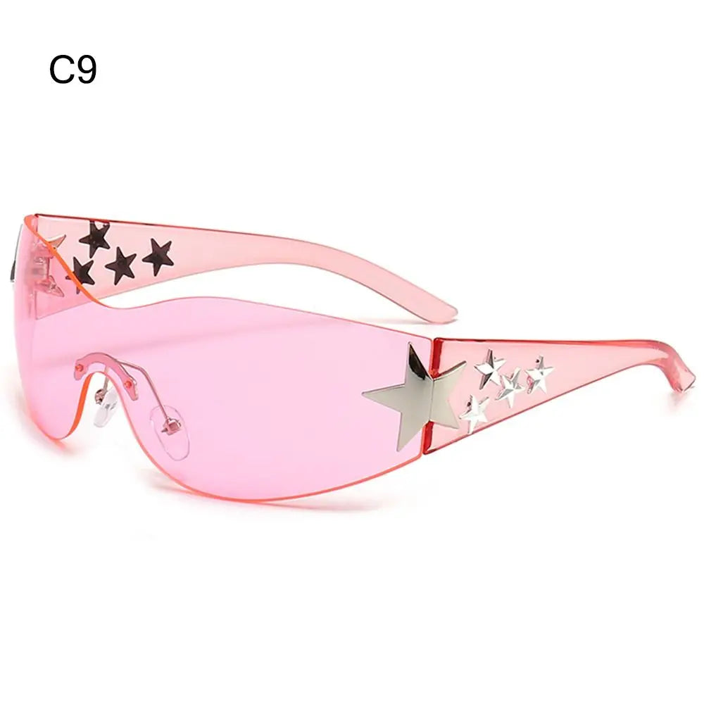 Rimless Y2K Sunglasses for Women and Men