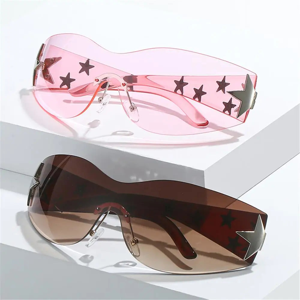 Rimless Y2K Sunglasses for Women and Men
