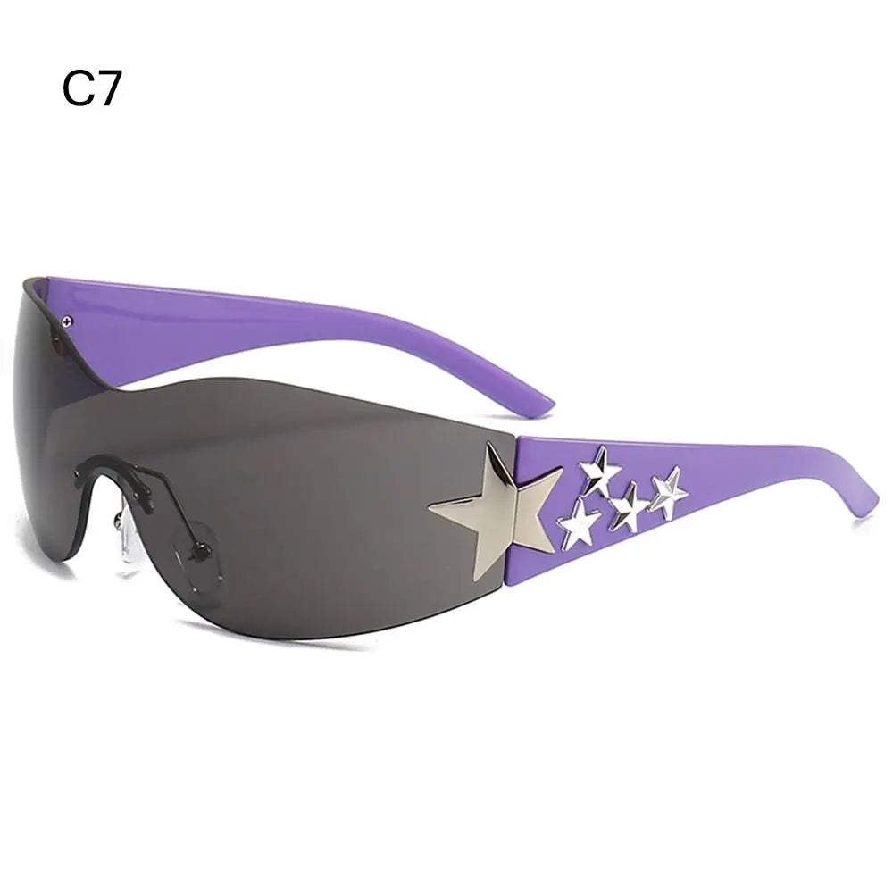 Rimless Y2K Sunglasses for Women and Men