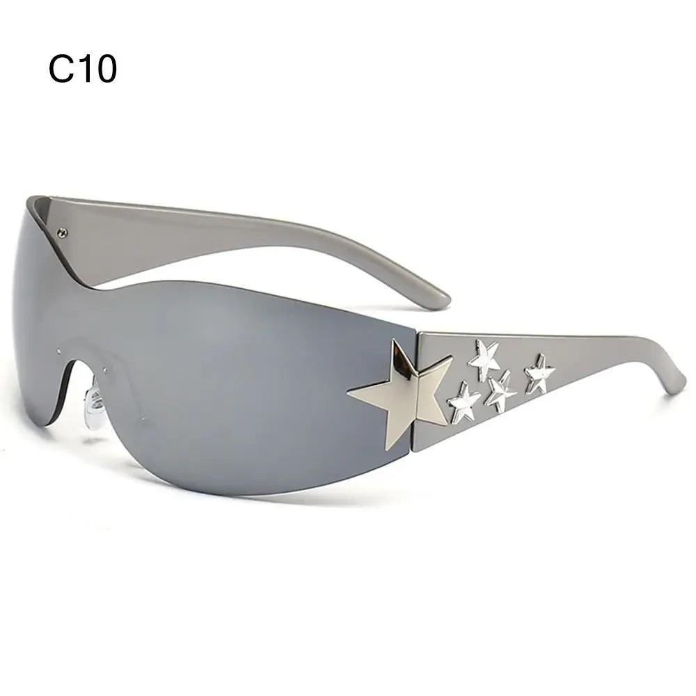 Rimless Y2K Sunglasses for Women and Men