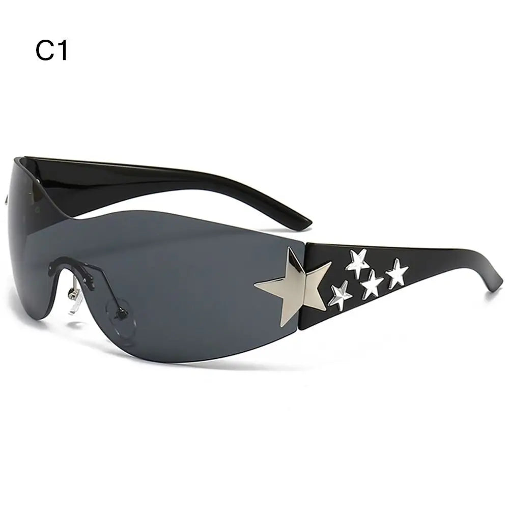 Rimless Y2K Sunglasses for Women and Men