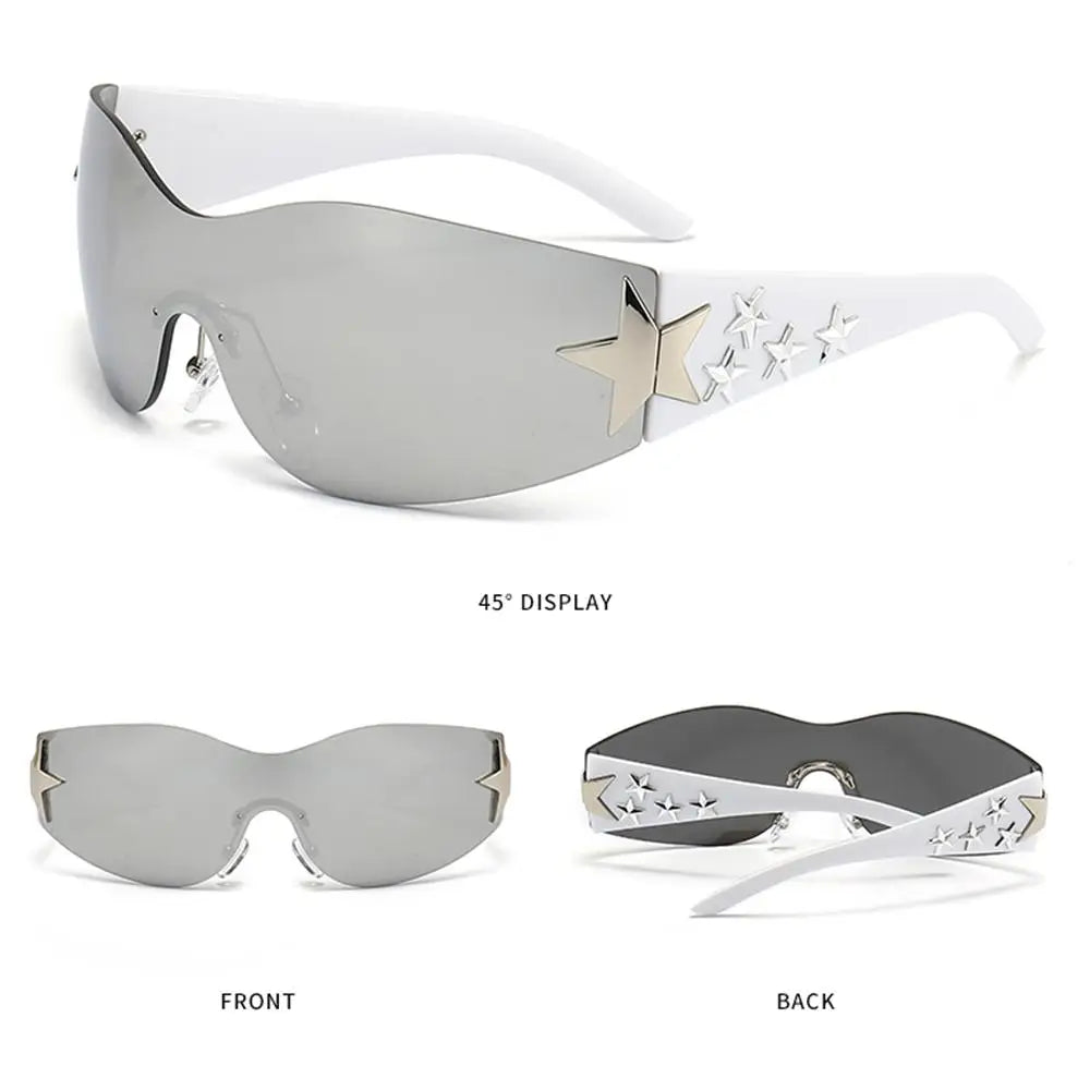 Rimless Y2K Sunglasses for Women and Men