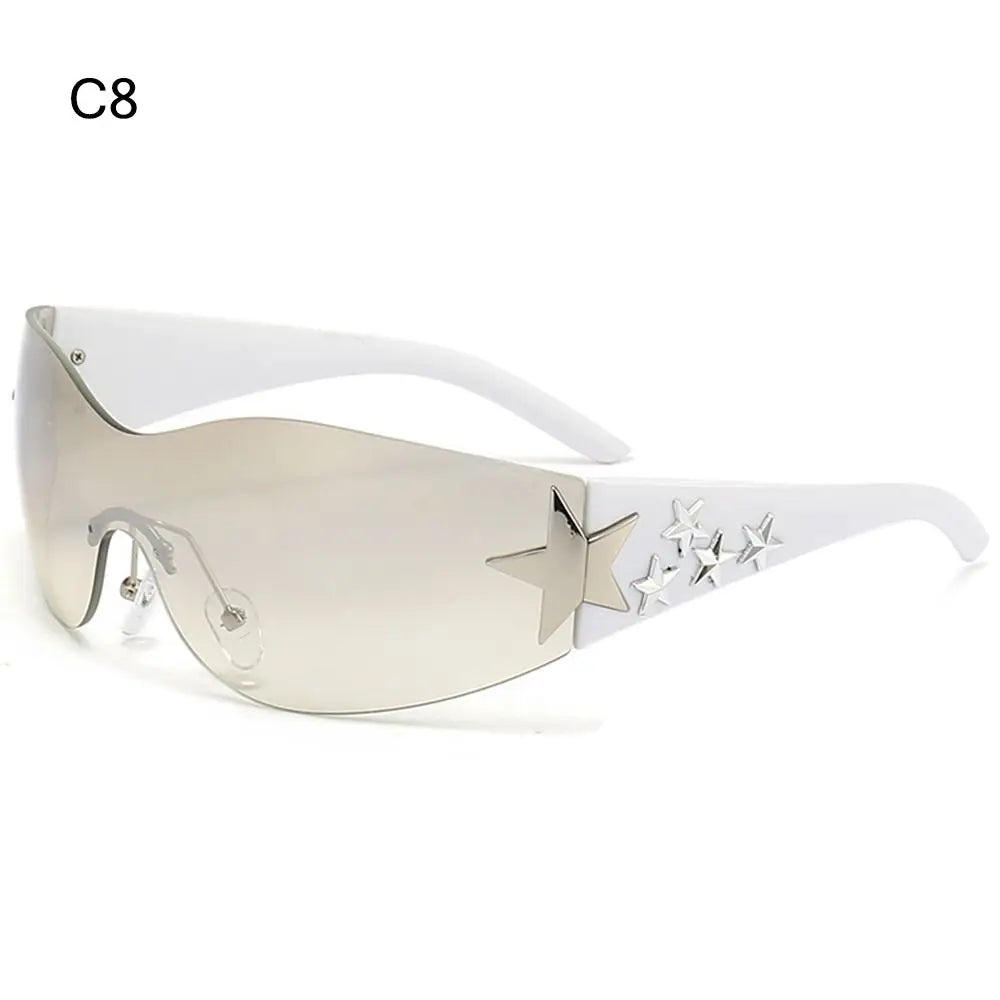 Rimless Y2K Sunglasses for Women and Men