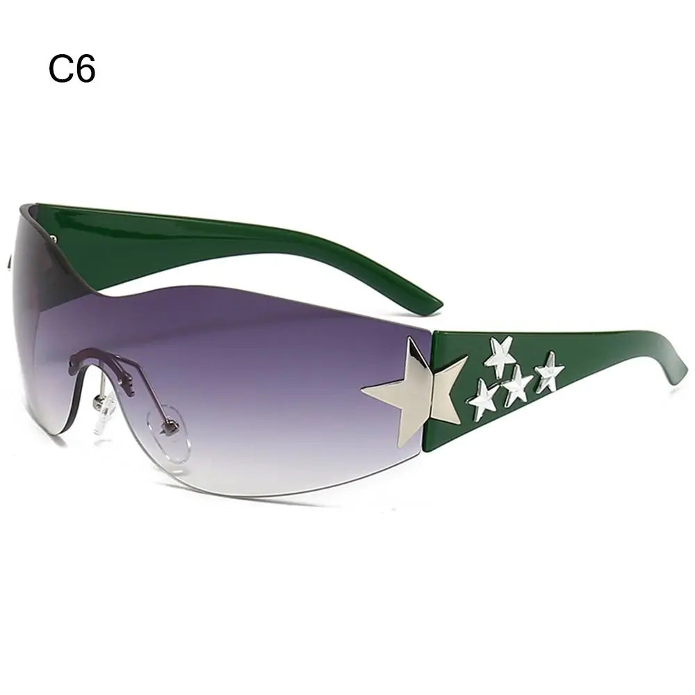 Rimless Y2K Sunglasses for Women and Men