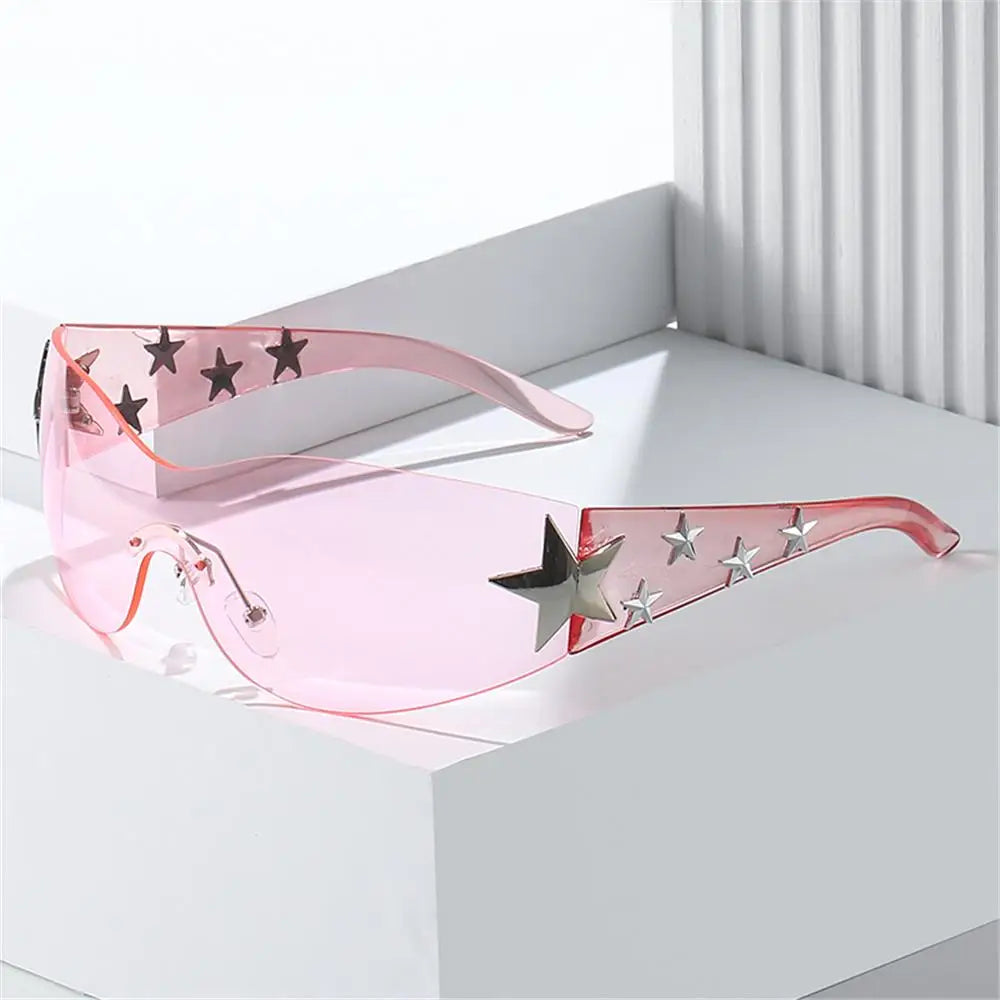 Rimless Y2K Sunglasses for Women and Men 