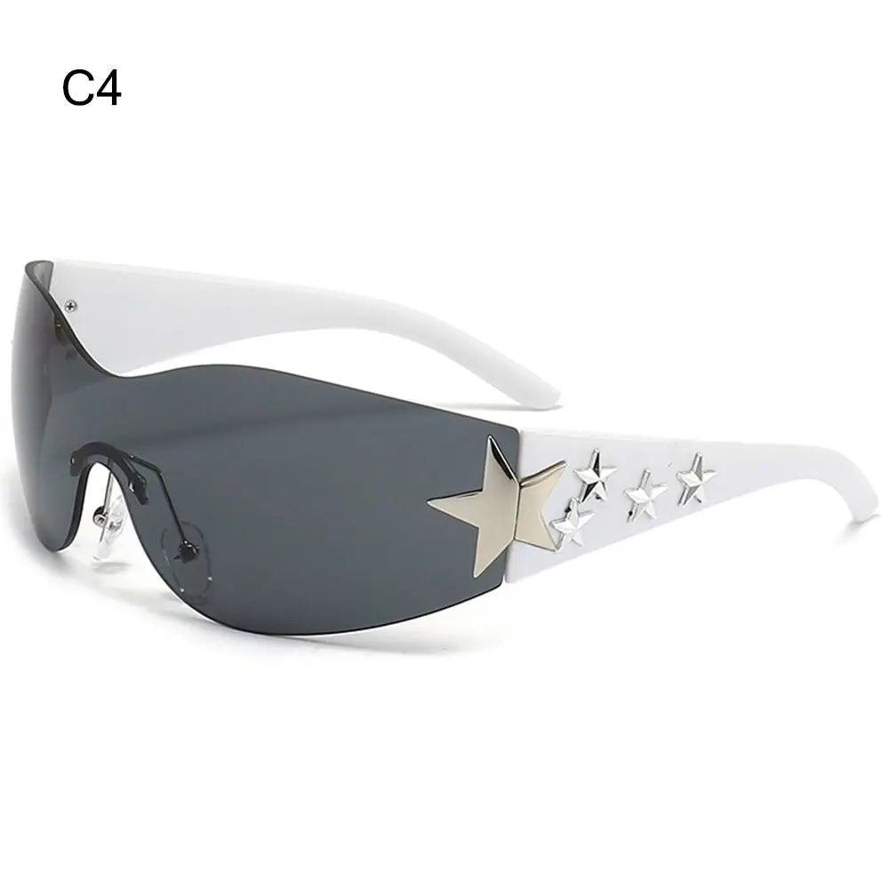 Rimless Y2K Sunglasses for Women and Men 